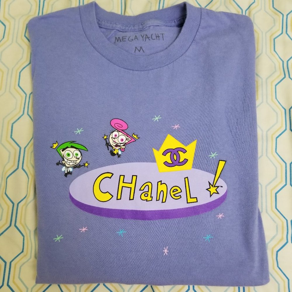Mega Yacht Chanel Fairly Oddparents T Shirt